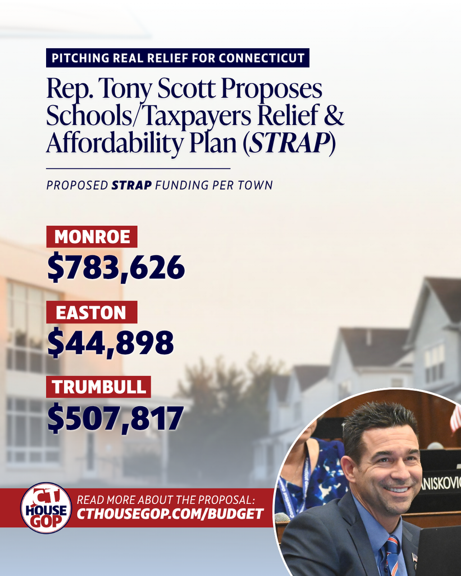 CT House Republicans Unveil “Pathway to Affordability” Budget Plan